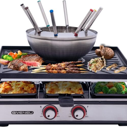 Ensemble de caquelon à fondue électrique